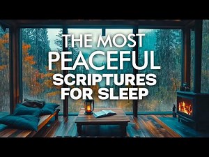 THE Most Peaceful Scriptures for Sleep Ever | Fall Asleep Instantly Listening to God's Word & Rain