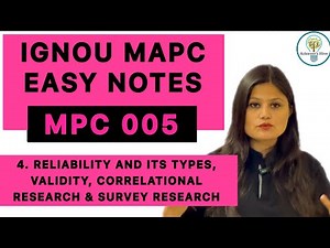 MPC 005 Easy Notes Explanation Part 4 #ignoumapc #mpc005