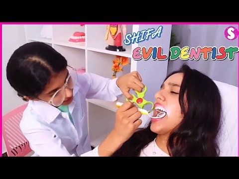 The evil dentist extracted Shifa tooth!!Shifa