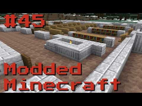 Modded Minecraft #45: Schematicannon Shoot-out!