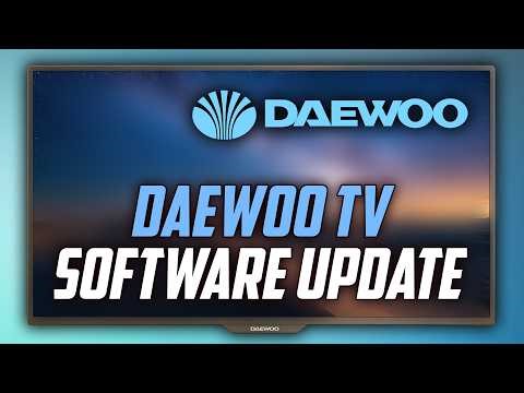 Daewoo TV how to Software Update - Full Guide