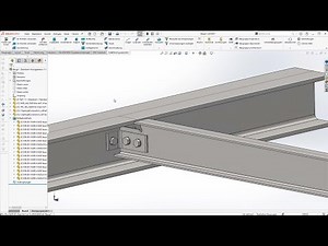 1 Connection, 4 possibilities - Creating steel connections - SolidSteel parametric for SOLIDWORKS