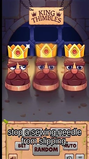 Why Thimbles Have Tiny Dots 👑 King Thimbles #shorts