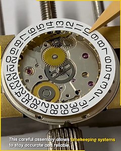 Mechanical Watch Movement Assembly Process. #watchmaking #mechanicalwatch | Jogi Jokes