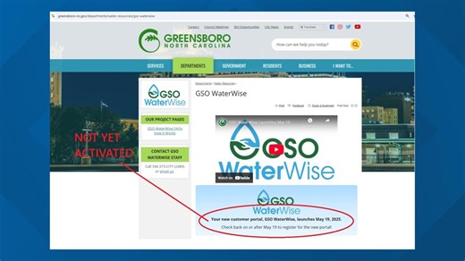 City of Greensboro water billing and payment system now working