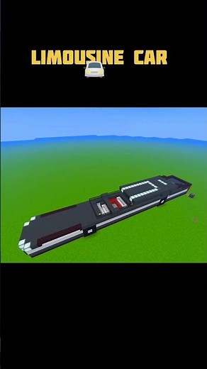 limousine car in Minecraft 🚘👍 #shorts #minecraft #trend
