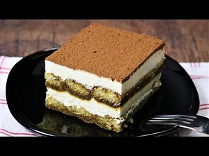 Tiramisu No Eggs, No Mascarpone Cheese - STEP by STEP Recipe