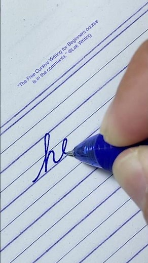 hello - How to write English cursive writing daily usable words | Cursive handwriting practice