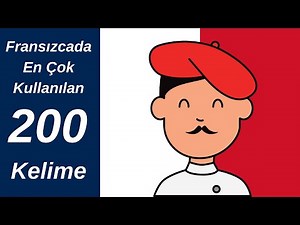 Fransızcada En Çok Kullanılan Kelimeler - 200 Kelime | Tek Videoda A1 Fransızca