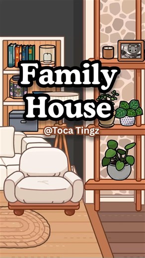 Family House - Cozy Cute #tocaboca #tocaaesthetichousetour #tocalifeworld #cozygaming