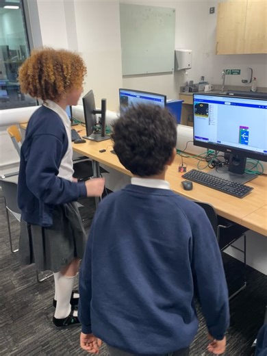 Marlborough Primary School on Instagram: "In Computing, Year 5 are learning about selection in physical computing and are using the BBC Micro:bits. This week, the children included count-controlled loops on their code to create dance routines 💃🏻 🕺🏽 🪩 @microbit_edu @bbcmicrobit"