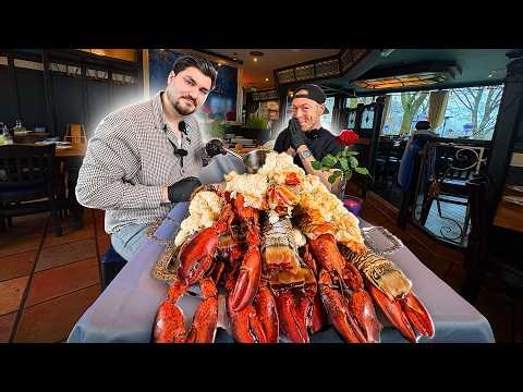 I order and try a €1,200 lobster and langoustine platter!