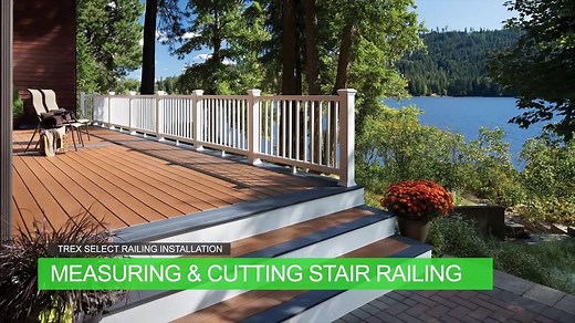 How to Install Trex Select Deck Railing - Stairs