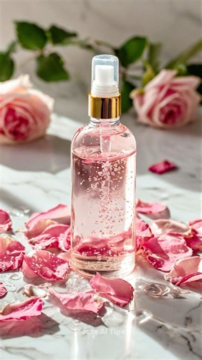 Glass Skin in 7 Days ✨ | Rose Water Glow Hack 😍 #rosewaterforface