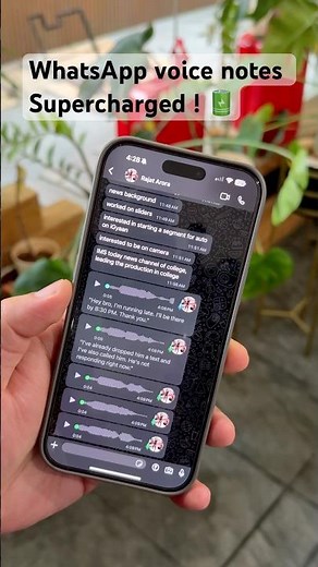 WhatsApp voice notes hack ! #tips #tricks #iphone #fyp