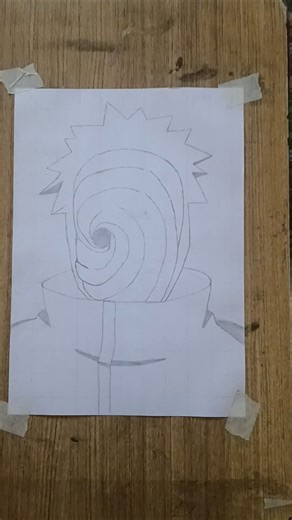Obito Uchiha drawing ❤️💗 comment below for next drawing 👇🏻?? #art #drawing #anime