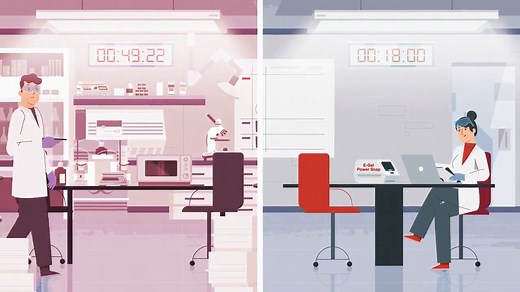 18 minutes to complete DNA electrophoresis with Invitrogen E-Gel Power Snap Electrophoresis System - Scientific Videos | Thermo Fisher Scientific US