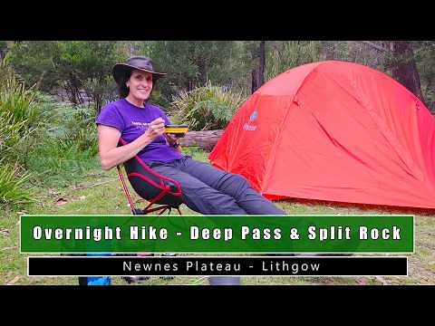 Overnight Hike - Deep Pass & Split Rock - Newnes Plateau - Lithgow - 4K