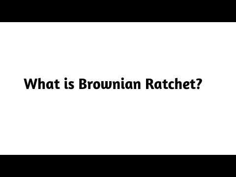 What is Brownian Ratchet ?