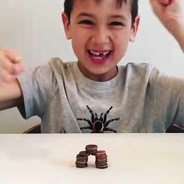 Build a Penny Bridge - easy kids activity