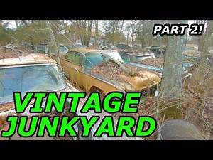Private 1950s, 1960s, 1970s Classic Car Junkyard Walkthrough! | Junkyard Tour! (Part 2)