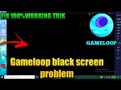Gameloop black screen problem || gameloop free fire black screen problem