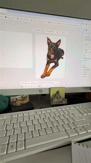 Create a cartoon image of your pet in seconds and then make it a cricut sticker! #cricut