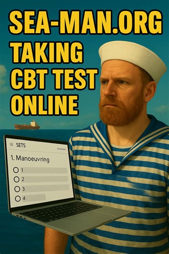 Taking the CBT-0172 test online for International Collision Regulations (Rev. 7)