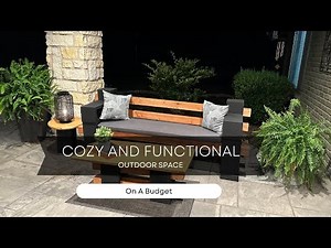Patio Makeover On A Budget / Budget Friendly Outdoor Furniture DIY