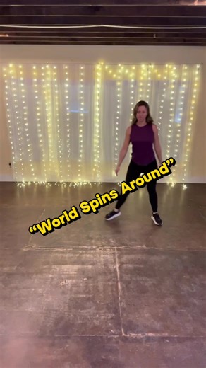 Exciting Line Dance Choreography to 'World Spins Around'