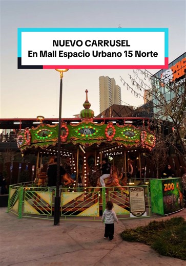 ¡Abrió un nuevo carrusel en el Mall Espacio Urbano de 15 Norte (ya parezco embajador ya djsksjsjs), y aquí te traigo toda la información! 🎠 #viñadelmar #carrusel #datos #panoramas #quehacer