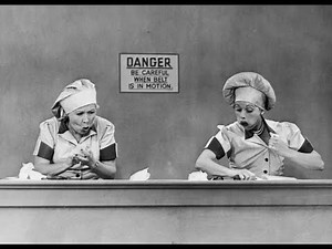 "I LOVE LUCY" - World Chocolate Day ("Job Switching")