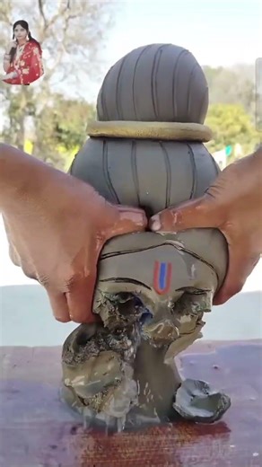 Krishna ji Matti Murti making | Krishna idol #trending #shorts