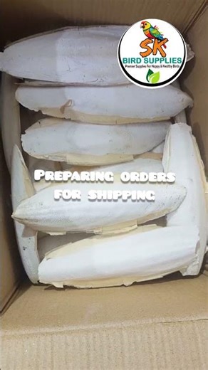 Cuttle fish bone & BSF Larvae for birds and poultry.