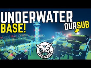 HUGE Underwater Base WITH FLOODING In Stormworks!