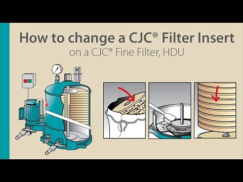 How to change CJC Filter Insert on a CJC Fine Filters, HDU