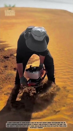 Stop Digging by Hand! 🛑 Effortless Hole Digging with this Gas-Powered Earth Auger
