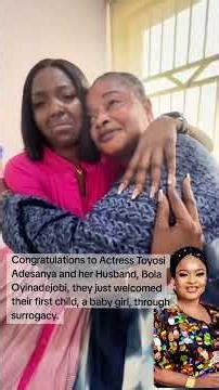 Actress Toyosi Adesanya Toyosi Adesanya Welcomes Baby Girl via Surrogacy #congratulations #surrogate