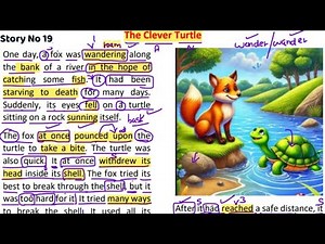 The Clever Turtle || Story Reading || Learn English through Story || English Reading Practice
