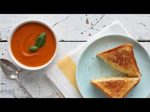 Perfecting Grilled Cheese and Tomato Soup- Everyday Food with Sarah Carey