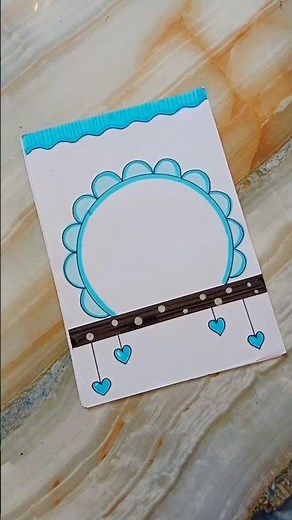 6 beautiful borderdesigns for project #frontpage #drawing #projectwork #assignment #borderdesigns