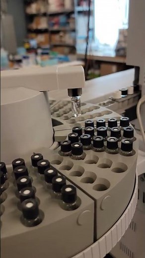 gas chromatography autosampler in action #engineering #science #viral #machine #chromatography