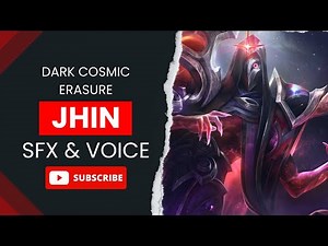 Dark Cosmic Erasure Jhin Abilities & Voice | League of Legends SFX