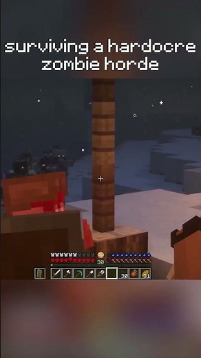 CRAZY ZOMBIE HORDE #minecraft #horror #minecraftgunmod #zombieapocalypse