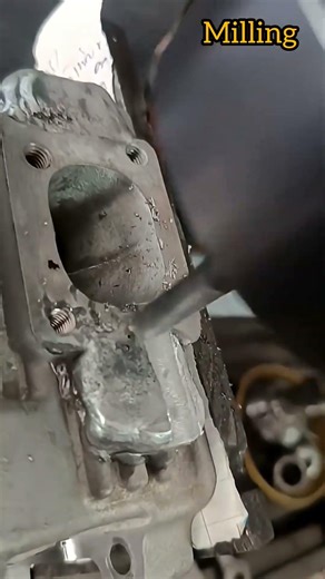 Engine block milling #design #automobile #technology #machine #milling