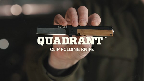 Gerber Quadrant 2.7 in. Straight Edge Flipper Knife 1066486