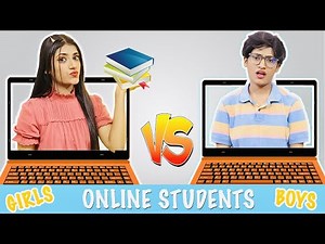 Online Students : Girls Vs. Boys | SAMREEN ALI