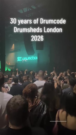 @Drumcode Records @DRUMSHEDS “30 years of Drumcode. London in full techno mode.”#rave #drumcode #party #techno #dance