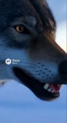 【Sora AI】Wolves Running Across a Frozen Landscape | Cinematic AI Wildlife #aicinema #aigenerated