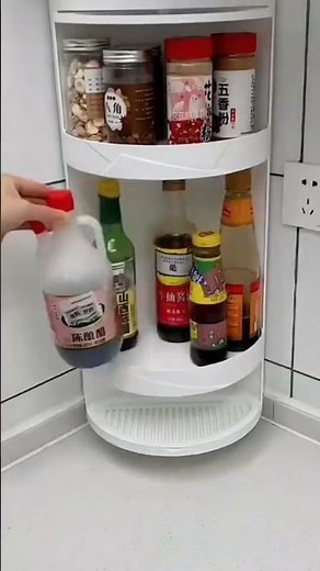 This Rotating Corner Shelf Will Transform Your Kitchen! 🔄✨